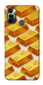 Чохол Gold bars для TECNO Spark 7