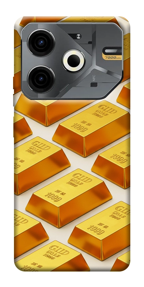 Чохол Gold bars для TECNO Pova 6 Neo (LI6)