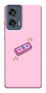 Чохол Simple pink money для Motorola Edge 50 Fusion