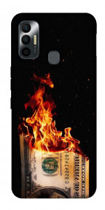 Чохол Money burn для TECNO Spark 7