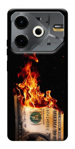 Чохол Money burn для TECNO Pova 6 Neo (LI6)