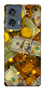 Чохол Gold and dollars для Motorola Edge 50 Fusion