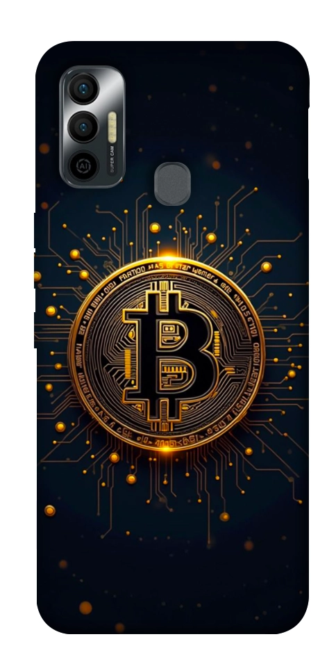 Чохол Bitcoin для TECNO Spark 7
