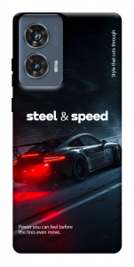 Чохол Black and red care для Motorola Edge 50 Fusion