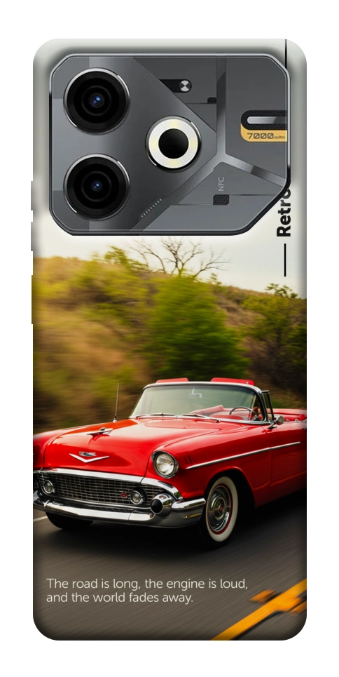Чохол Retro auto для TECNO Pova 6 Neo (LI6)