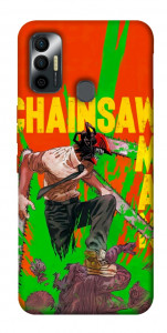 Чохол Chainsaw man для TECNO Spark 7