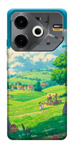 Чохол Miyazaki landscape для TECNO Pova 6 Neo (LI6)
