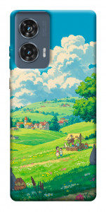 Чохол Miyazaki landscape для Motorola Edge 50 Fusion