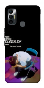 Чохол Shinji sitting in the dark для TECNO Spark 7