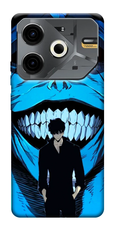 Чохол Solo leveling blue vibe для TECNO Pova 6 Neo (LI6)