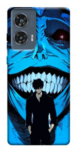 Чохол Solo leveling blue vibe для Motorola Edge 50 Fusion