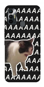 Чохол Сat screaming для TECNO Spark 7