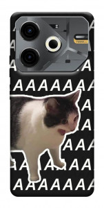 Чохол Сat screaming для TECNO Pova 6 Neo (LI6)