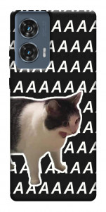 Чохол Сat screaming для Motorola Edge 50 Fusion
