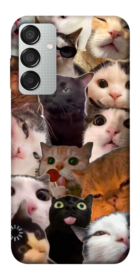 Чехол Сats сollage для Galaxy M15 5G