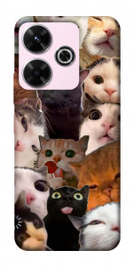 Чехол Сats сollage для Xiaomi Redmi 13 4G