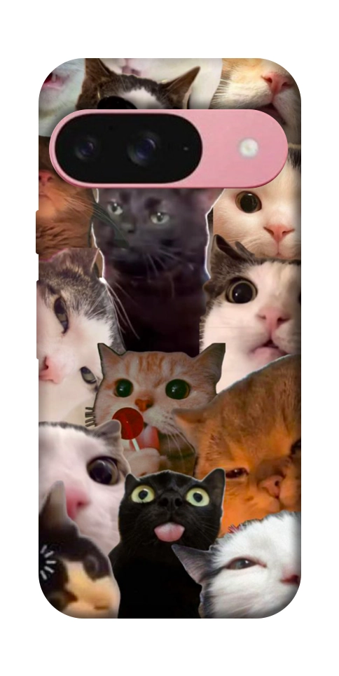 Чохол Сats сollage для Google Pixel 9