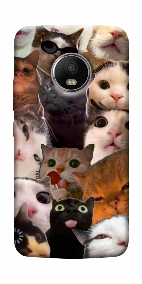 Чохол Сats сollage для Motorola Moto G5S
