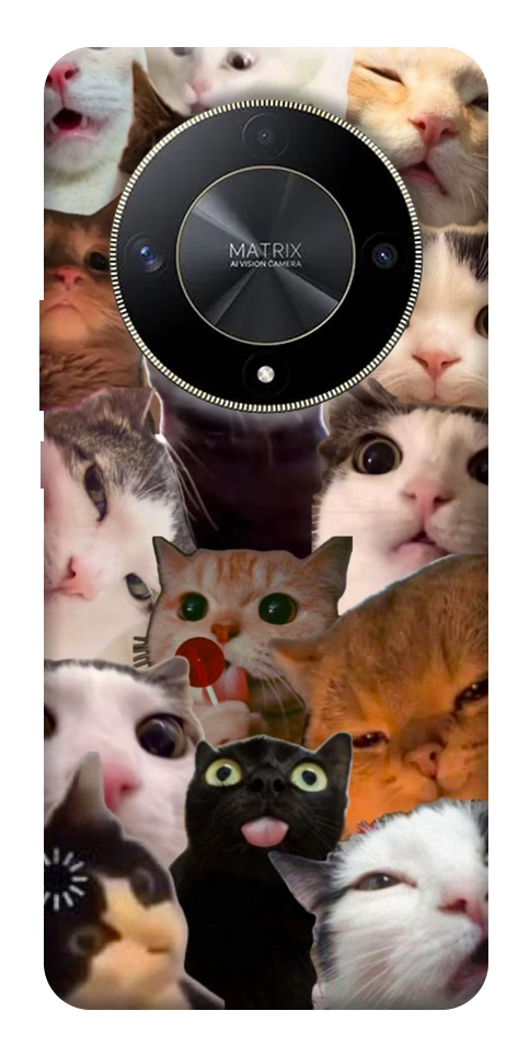 Чехол Сats сollage для Huawei Magic6 Lite