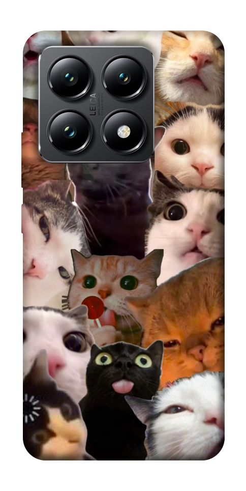 Чехол Сats сollage для Xiaomi 14T