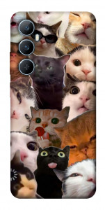 Чехол Сats сollage для Realme C65 4G