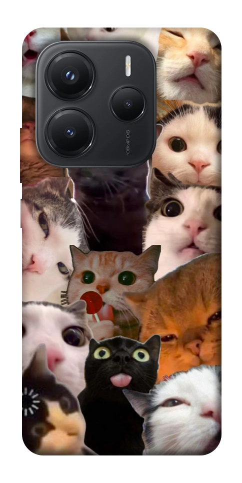Чохол Сats сollage для Xiaomi Redmi Note 14 5G