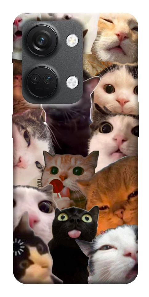 Чохол Сats сollage для OnePlus Nord 3