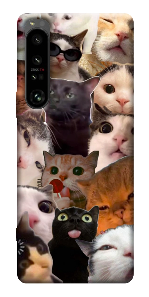 Чохол Сats сollage для Sony Xperia 1 IV