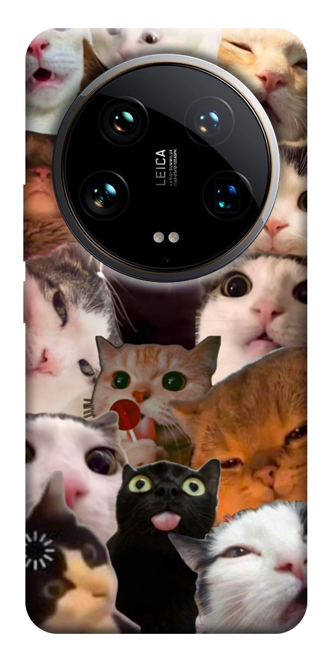 Чохол Сats сollage для Xiaomi 14 Ultra