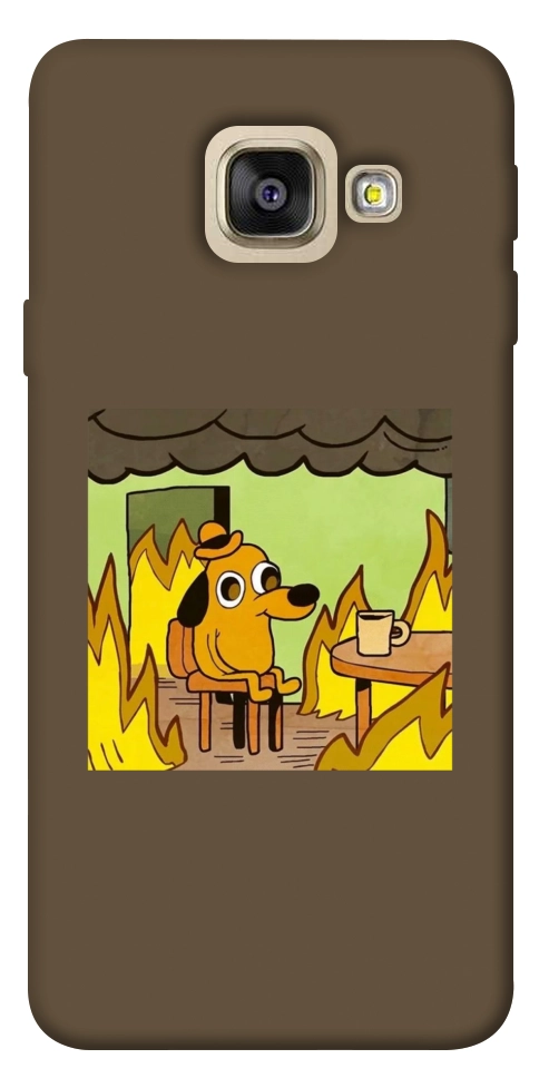 Чехол Dog in the fire для Galaxy A5 (2017)