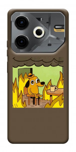 Чохол Dog in the fire для TECNO Pova 6 Neo (LI6)