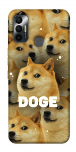 Чохол Doge pattern для TECNO Spark 7