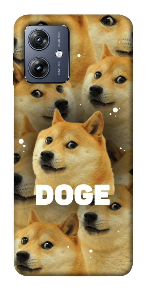 Чехол Doge pattern для Motorola Moto G54