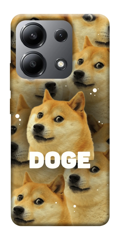 Чохол Doge pattern для Xiaomi Redmi Note 13 4G