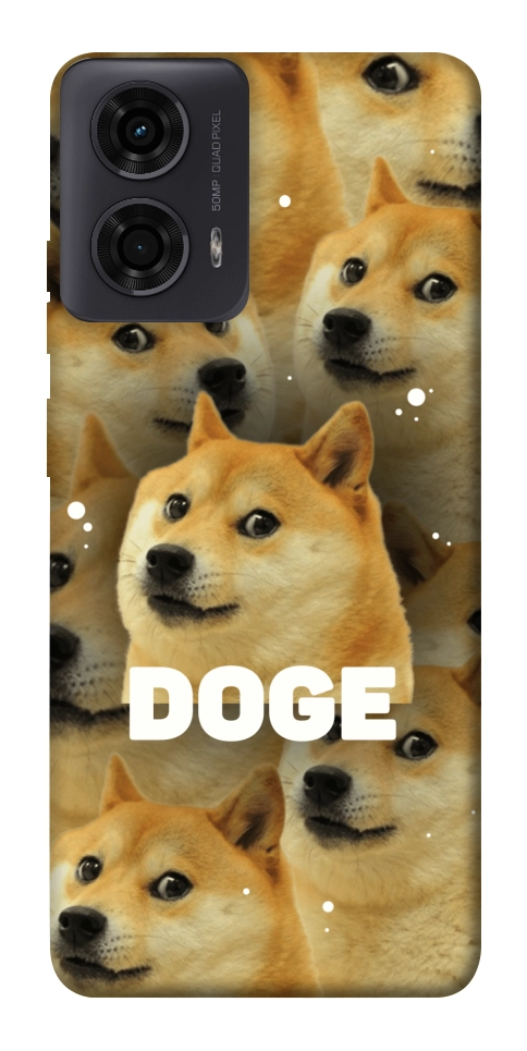 Чохол Doge pattern для Motorola Moto G24
