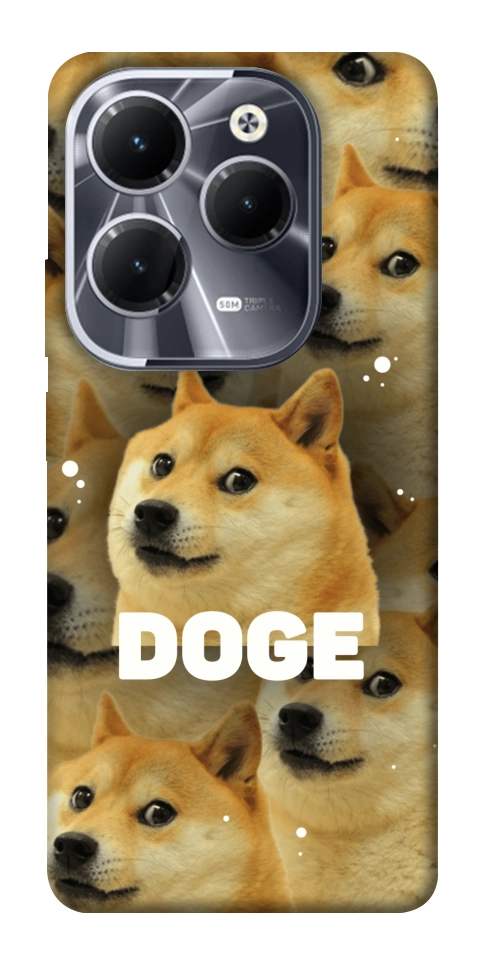 Чехол Doge pattern для Infinix Hot 40