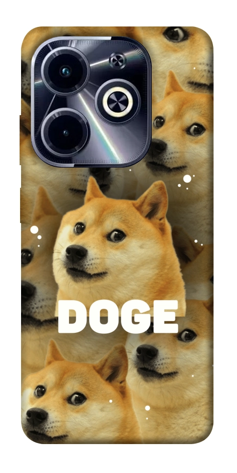 Чехол Doge pattern для Infinix Hot 40i