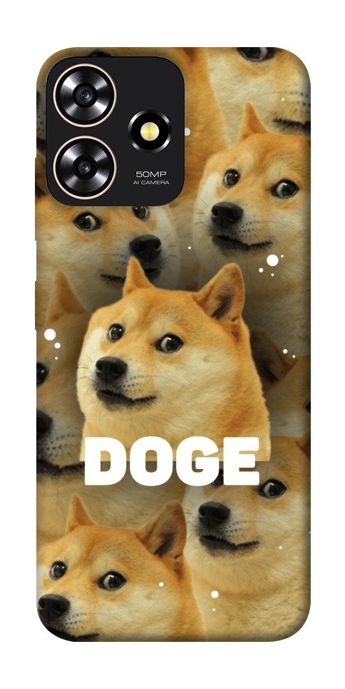 Чехол Doge pattern для ZTE Blade A73 4G