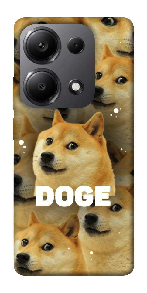 Чехол Doge pattern для Xiaomi Redmi Note 13 Pro 5G