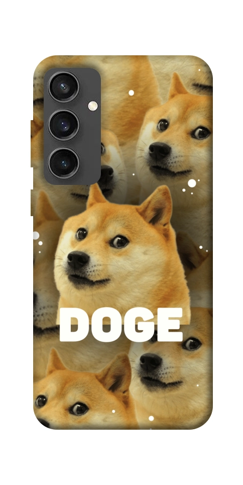 Чехол Doge pattern для Galaxy S24 FE