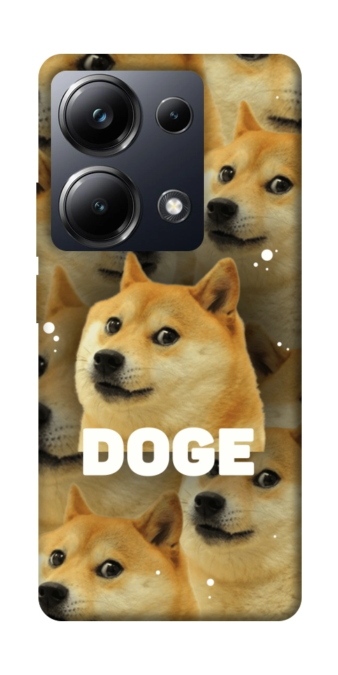 Чохол Doge pattern для Xiaomi Poco M6 Pro 4G