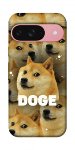 Чехол Doge pattern для Google Pixel 9