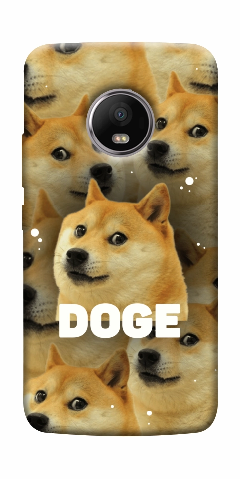 Чехол Doge pattern для Motorola Moto G5S