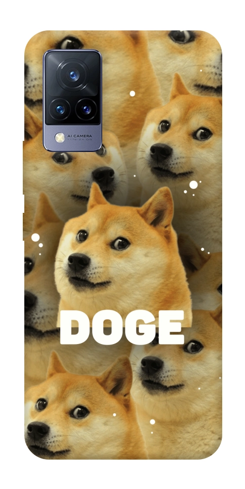 Чехол Doge pattern для Vivo V21
