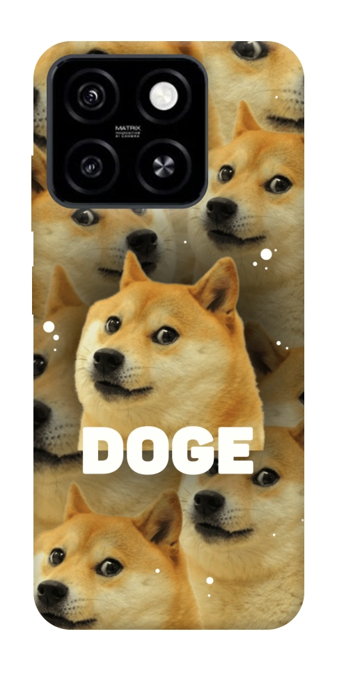 Чехол Doge pattern для ZTE Blade A55 4G