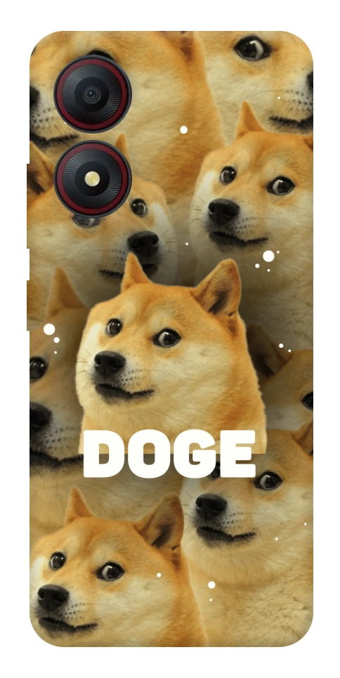 Чехол Doge pattern для ZTE Blade A34 4G