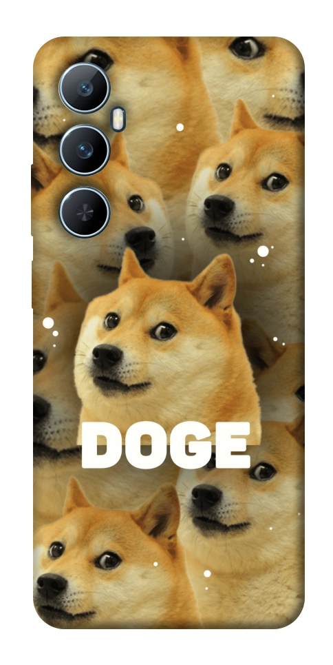Чохол Doge pattern для Realme C65 4G