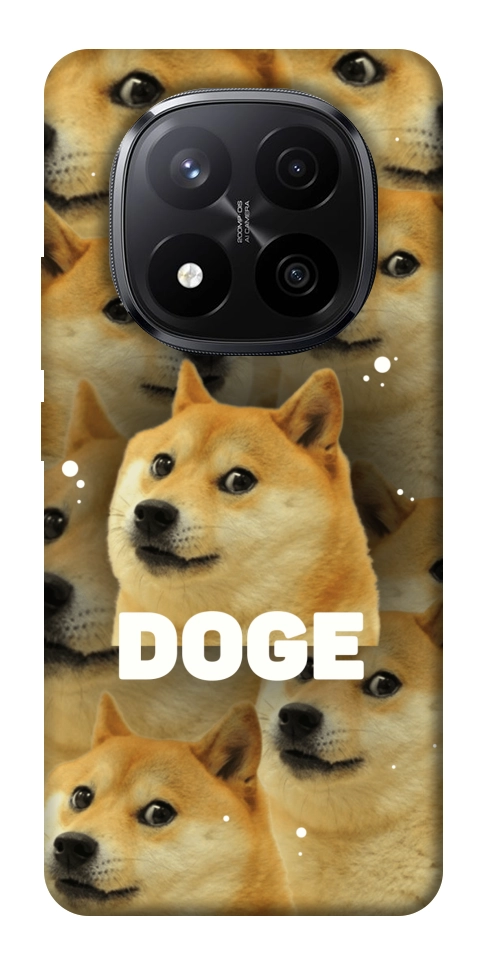 Чехол Doge pattern для Xiaomi Redmi Note 14 Pro+ 5G