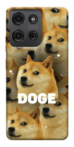 Чохол Doge pattern для Motorola Moto G75 5G