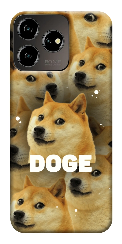 Чехол Doge pattern для ZTE Blade V50 Design 4G